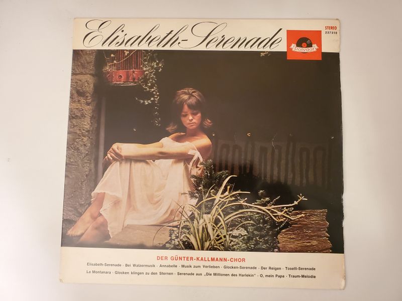Der G?nter-Kallmann-Chor Elisabeth-Serenade vinyl record